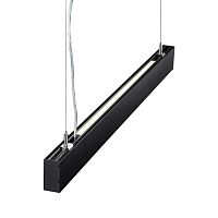 358880 OVER NT22 406 черный Светильник подвесной светодиодный (длина подвесов 1,2м) IP20 LED 4000K 30W вниз + 12W вверх 220V ITER