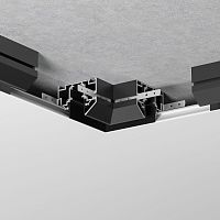 Slim Magnetic Коннектор угловой внутренний для шинопровода в натяжной потолок черный 85204/00 85205/00
