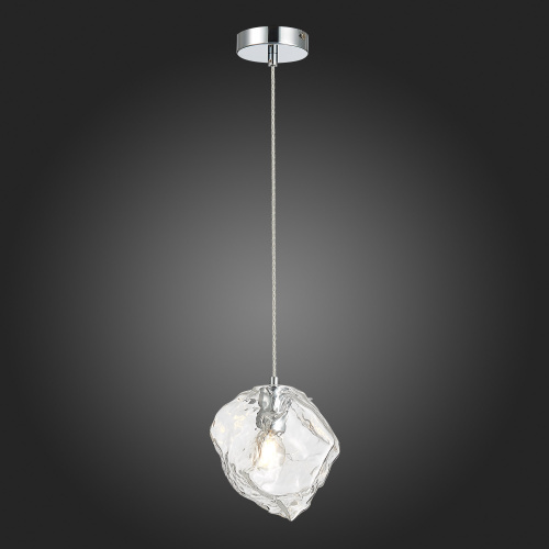 SL1175.103.01 Светильник подвесной ST-Luce Хром/Прозрачный E14 1*40W PORTICI фото 6