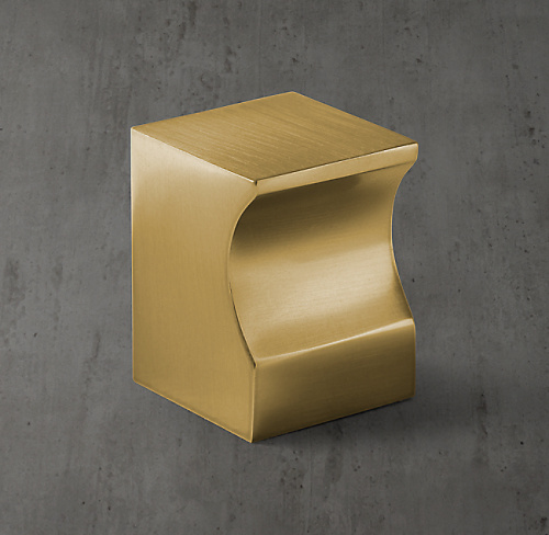 Ручка-кнопка Atelier Large Lac.Burnished Brass