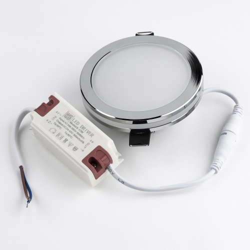 070264 Светильник MATURO LED 9W 730LM ХРОМ/МАТОВЫЙ 4000K фото 2 070264 Светильник MATURO LED 9W 730LM ХРОМ/МАТОВЫЙ 4000K фото 2