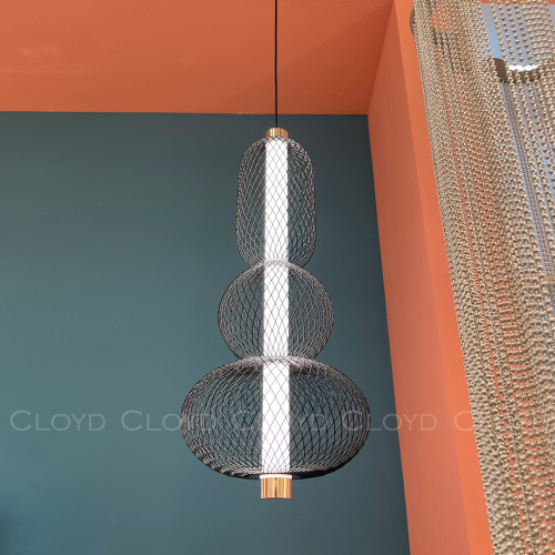 Подвесной светильник Cloyd SUPERNOVA-B P1 / выс. 50 см - черный/золото (арт.11486) фото 3 Подвесной светильник Cloyd SUPERNOVA-B P1 / выс. 50 см - черный/золото (арт.11486) фото 3