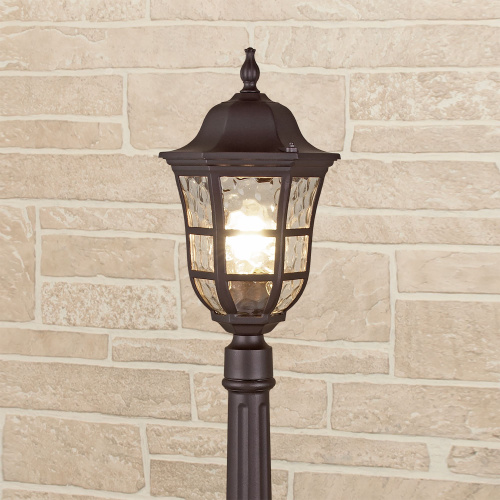 Уличный светильник на столбе Dorado F кофейное золото IP44 GL 1013F фото 4