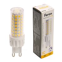 Лампа светодиодная диммируемая Feron LB-438 G9 10W 175-265V 2700K
