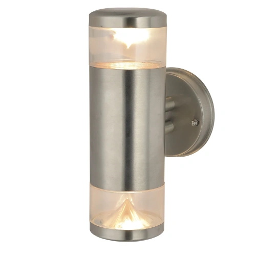 Уличный настенный светильник Arte Lamp INTRIGO A8161AL-2SS Уличный настенный светильник Arte Lamp INTRIGO A8161AL-2SS