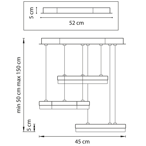763337 Подвес UNITARIO 34.5W LED 3795LM ЧЕРНЫЙ МАТОВЫЙ 3000K фото 7
