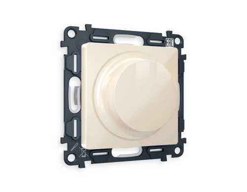 Комплект механизма светорегулятора универсального AMBRELLA VOLT ALFA Бежевый глянец 25-600W/LED 5-300W QUANT (AP3055, VM136) MA305510