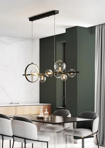 Люстра KG1233P-7 black/clear фото 4 Люстра KG1233P-7 black/clear фото 4