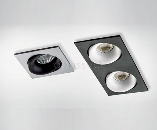 DE-202 black светильник встраиваемый поворотный фото 7 DE-202 black светильник встраиваемый поворотный фото 7