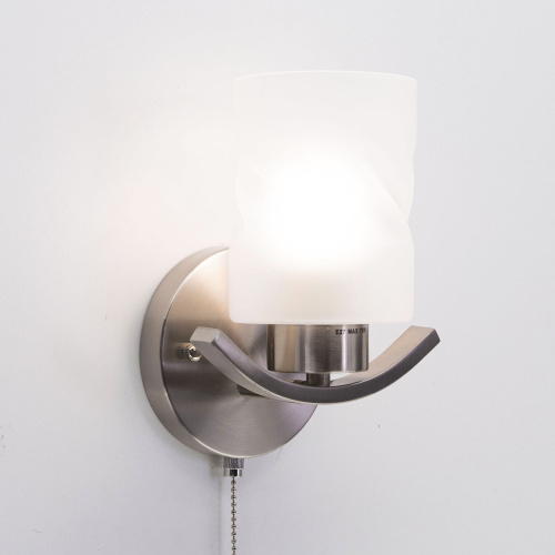 Citilux Астро CL125312 Бра с выключателем Матовый Хром фото 6 Citilux Астро CL125312 Бра с выключателем Матовый Хром фото 6