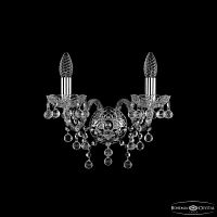 Бра хрустальные 1409B/2/141 Ni Bohemia Ivele Crystal (Богемия Ивеле Кристалл)