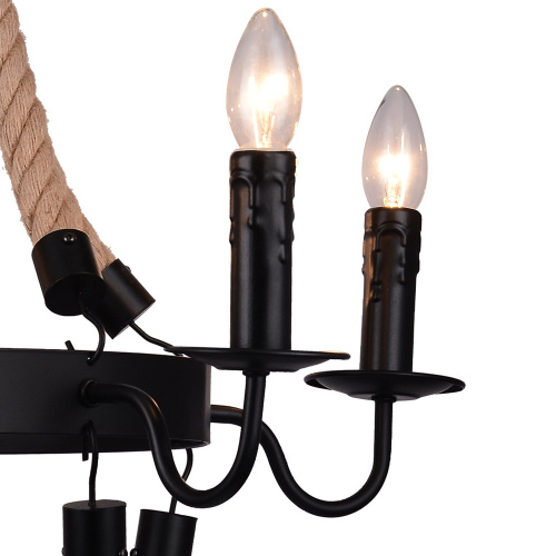 Подвесная люстра Arte Lamp MARSIGLIA A8956LM-5BK фото 3 Подвесная люстра Arte Lamp MARSIGLIA A8956LM-5BK фото 3