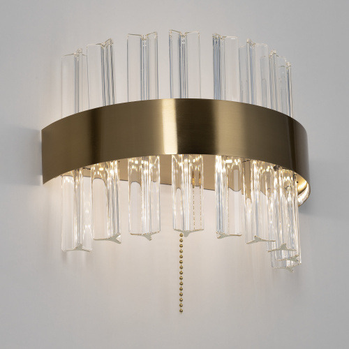 Citilux Рианна CL337313 LED Бра хрустальное с выключателем Бронза фото 13 Citilux Рианна CL337313 LED Бра хрустальное с выключателем Бронза фото 13