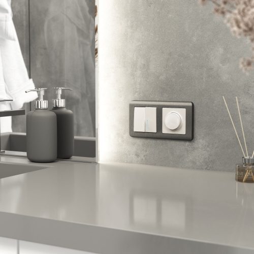 Диммер (перламутровый рифленый) W1142013 фото 6 Диммер (перламутровый рифленый) W1142013 фото 6