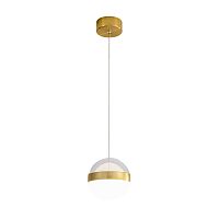 5036/12L L-VISION ODL24 355 ант.бронза/прозрачн/молочный/металл/акрил Подвес LED 12W 4000K 600лм RONI