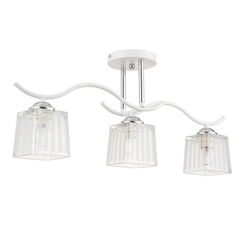 Потолочный светильник Escada 535/3PL E27*40W Chrome/White фото 2 Потолочный светильник Escada 535/3PL E27*40W Chrome/White фото 2