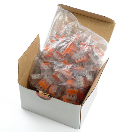 Универсальная компактная клемма 3-проводная STEKKER, LD221-413 фото 6