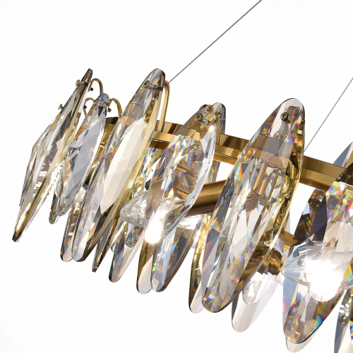 SL1227.303.12 Люстра подвесная ST-Luce Латунь/Прозрачный E14 12*40W ANCONA фото 2 SL1227.303.12 Люстра подвесная ST-Luce Латунь/Прозрачный E14 12*40W ANCONA фото 2