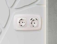 Лицевая панель розетки AMBRELLA VOLT OP2060