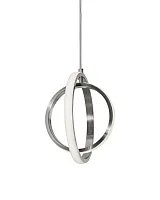 Серебряный светодиодный подвес "Глоу"