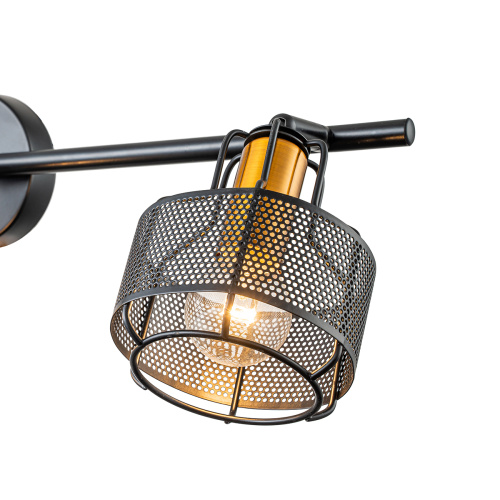 Настенно-потолочный свет Escada 1100/3A E14*40W Black/Gold фото 3