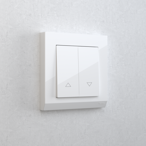 Выключатель жалюзи (белый) W1124501 фото 3 Выключатель жалюзи (белый) W1124501 фото 3