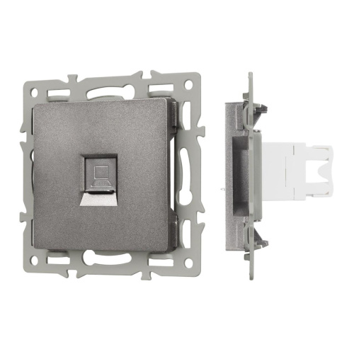 Механизм компьютерной розетки SCT-MPC1-PL-GR (RJ-45, CAT6) Arlight 045335 Механизм компьютерной розетки SCT-MPC1-PL-GR (RJ-45, CAT6) Arlight 045335
