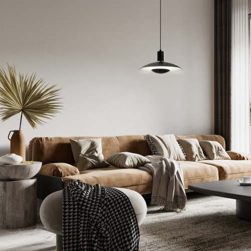 Подвесной светильник Escada 625/S LED*18W Black фото 2