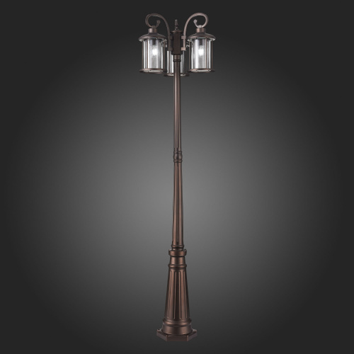 SL080.425.03 Светильник уличный наземный ST-Luce Темный кофе/Прозрачный, Темный кофе E27 3*100W LASTERO фото 4