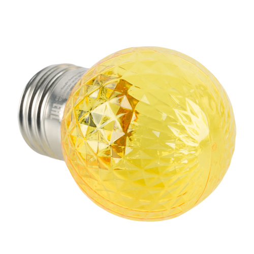 Лампа светодиодная Feron LB-385 Шарик желтый прозрачный E27 1W 230V фото 5