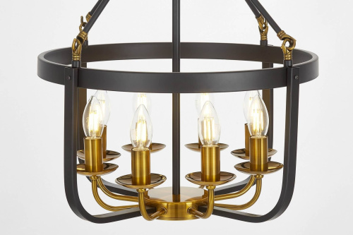 Подвесной светильник Lumina Deco Berling LDP 8024-8 BK+MD фото 4 Подвесной светильник Lumina Deco Berling LDP 8024-8 BK+MD фото 4