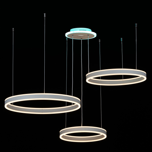 Citilux Дуэт Смарт CL719A700 RGB Умная подвесная люстра Белая фото 4 Citilux Дуэт Смарт CL719A700 RGB Умная подвесная люстра Белая фото 4