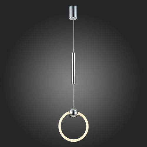 SL1578.103.01 Подвес ST-Luce Хром/Белый,Хром LED 1*15W 3000K GIERA фото 9