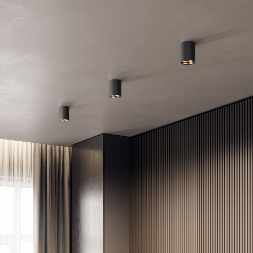 Светильник потолочный светодиодный Points 7W 3000K черный 25111/LED фото 3 Светильник потолочный светодиодный Points 7W 3000K черный 25111/LED фото 3