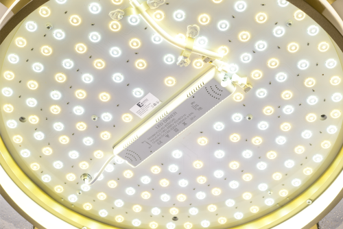 Накладной светильник с подсветкой золото LED 96+15Вт D60см Zortes GERDA ZRS.1097.60 фото 21 Накладной светильник с подсветкой золото LED 96+15Вт D60см Zortes GERDA ZRS.1097.60 фото 21