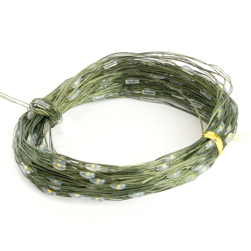 Светодиодная гирлянда Feron CL583 линейная Роса (на проволоке) мультиколор c питанием от сети 220V 20м + сетевой шнур 1,5м фото 6