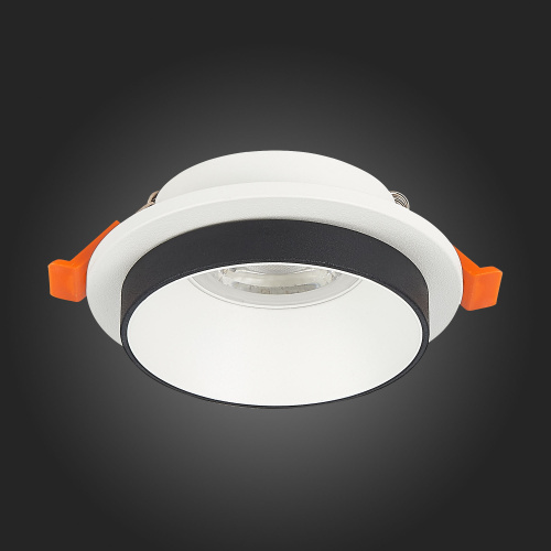 ST206.508.01 Св-к встр. Белый GU10 1*50W  D92xH38 220V Без ламп Встраиваемые светильники фото 8