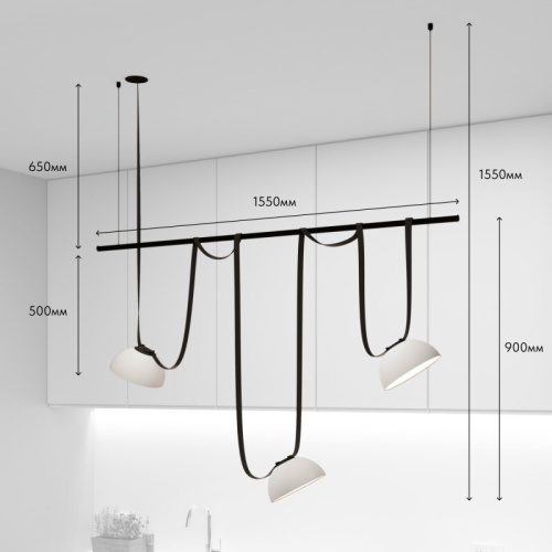 Комплект ременной трековой системы Belty на штанге Rod фото 2