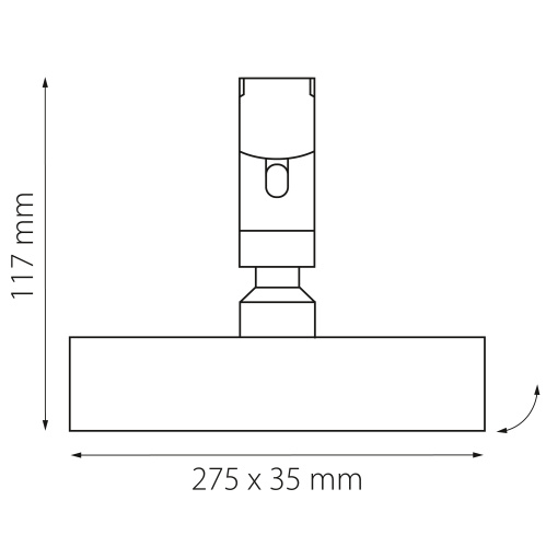 267337 Светильник 48V д/1-фазн трека DUE LED 10W 300LM 100G ЧЕРНЫЙ 3000K IP20 фото 8 267337 Светильник 48V д/1-фазн трека DUE LED 10W 300LM 100G ЧЕРНЫЙ 3000K IP20 фото 8