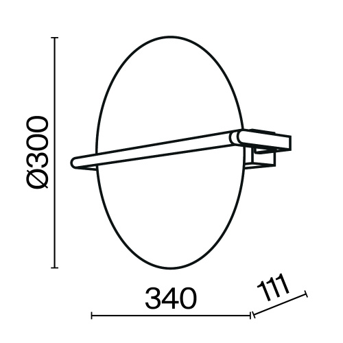 Настенный светильник (бра) Maytoni MOD279WL-L14G3K фото 16