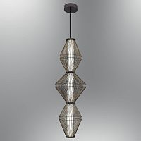 Светильник подвесной Alfa Light F3024-12 BLACK CHROME