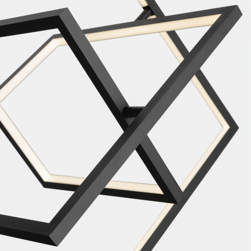 Citilux Cube CL719241 Подвесная светодиодная люстра Чёрная фото 7 Citilux Cube CL719241 Подвесная светодиодная люстра Чёрная фото 7