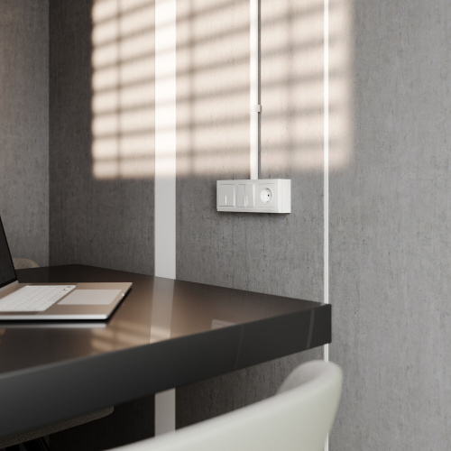 Коробка для накладного монтажа белый W8000001 фото 3 Коробка для накладного монтажа белый W8000001 фото 3