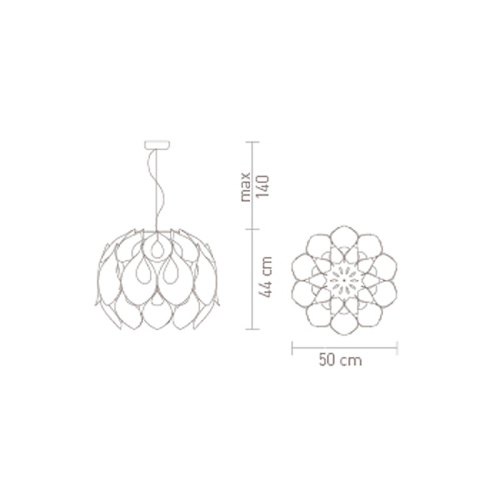 Люстра Flora Medium Silver фото 2 Люстра Flora Medium Silver фото 2