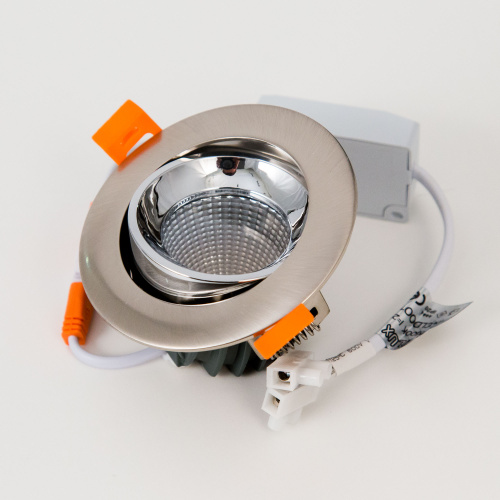Citilux Альфа CLD001NW5 LED Встраиваемый светильник Матовый Хром фото 3 Citilux Альфа CLD001NW5 LED Встраиваемый светильник Матовый Хром фото 3