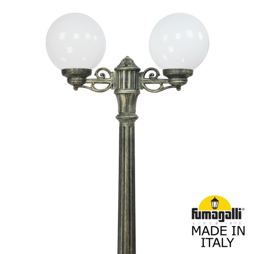 Fumagalli Садово-парковый фонарь FUMAGALLI ARTU BISSO/G250 2L G25.158.S20.BYE27 фото 2 Fumagalli Садово-парковый фонарь FUMAGALLI ARTU BISSO/G250 2L G25.158.S20.BYE27 фото 2
