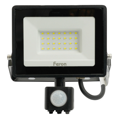 Светодиодный прожектор Feron с датчиком LL-907 IP65 30W 6400K фото 4