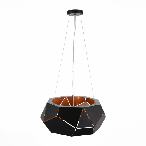 SL258.403.06 Люстра подвесная ST-Luce Черный/Черный, Золото E14 6*40W ENIGMA фото 3