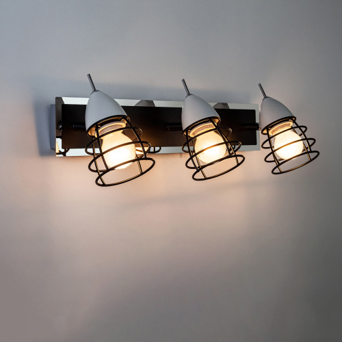 Спот Escada 1106/3A E14*40W Black/White фото 4 Спот Escada 1106/3A E14*40W Black/White фото 4