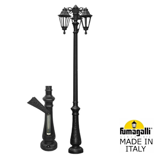 Fumagalli Парковый фонарь FUMAGALLI NEBO BISSO/RUT 3L E26.202.S30.AXE27 DN Fumagalli Парковый фонарь FUMAGALLI NEBO BISSO/RUT 3L E26.202.S30.AXE27 DN